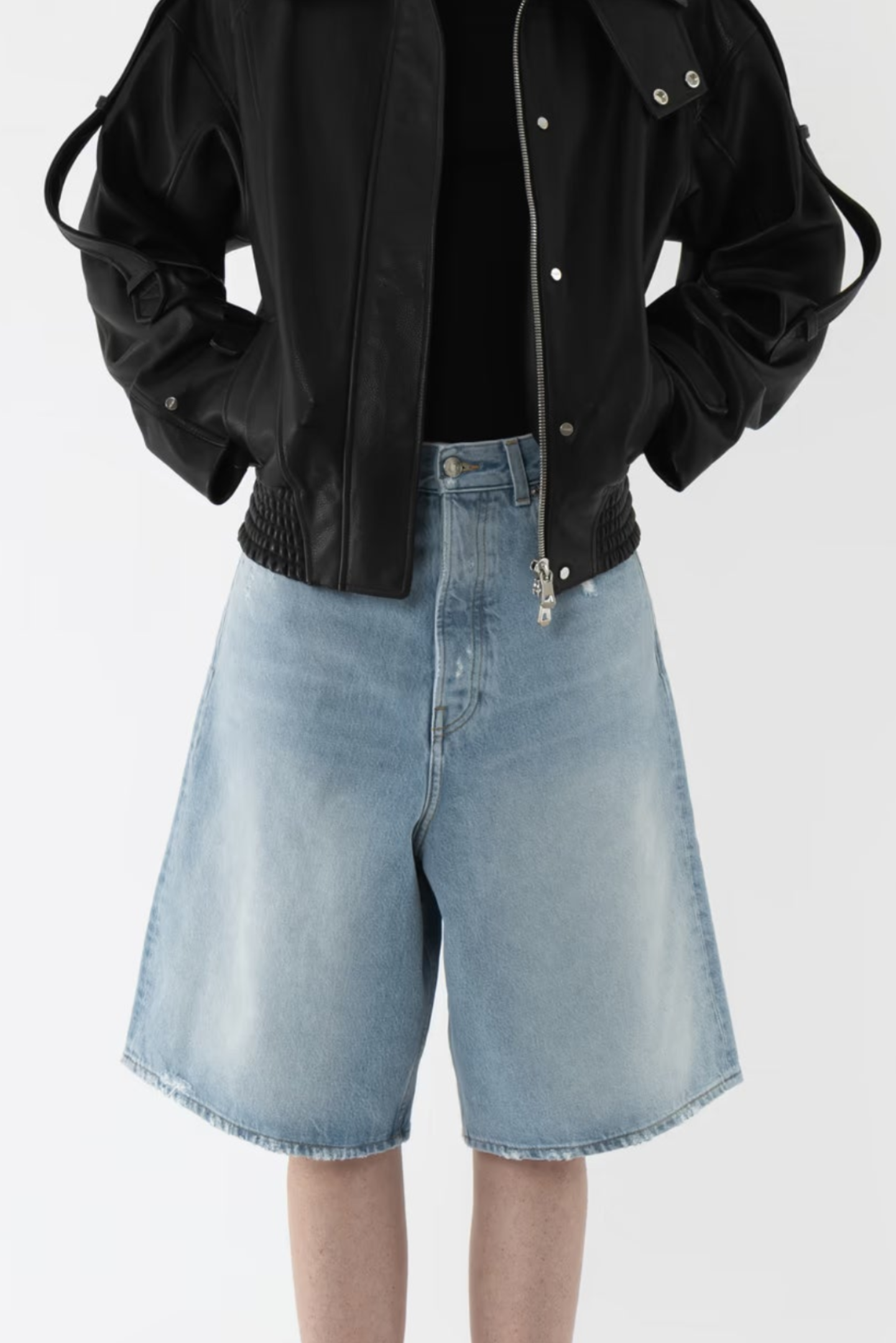 Midnight Mesa Fringe Mini Shorts