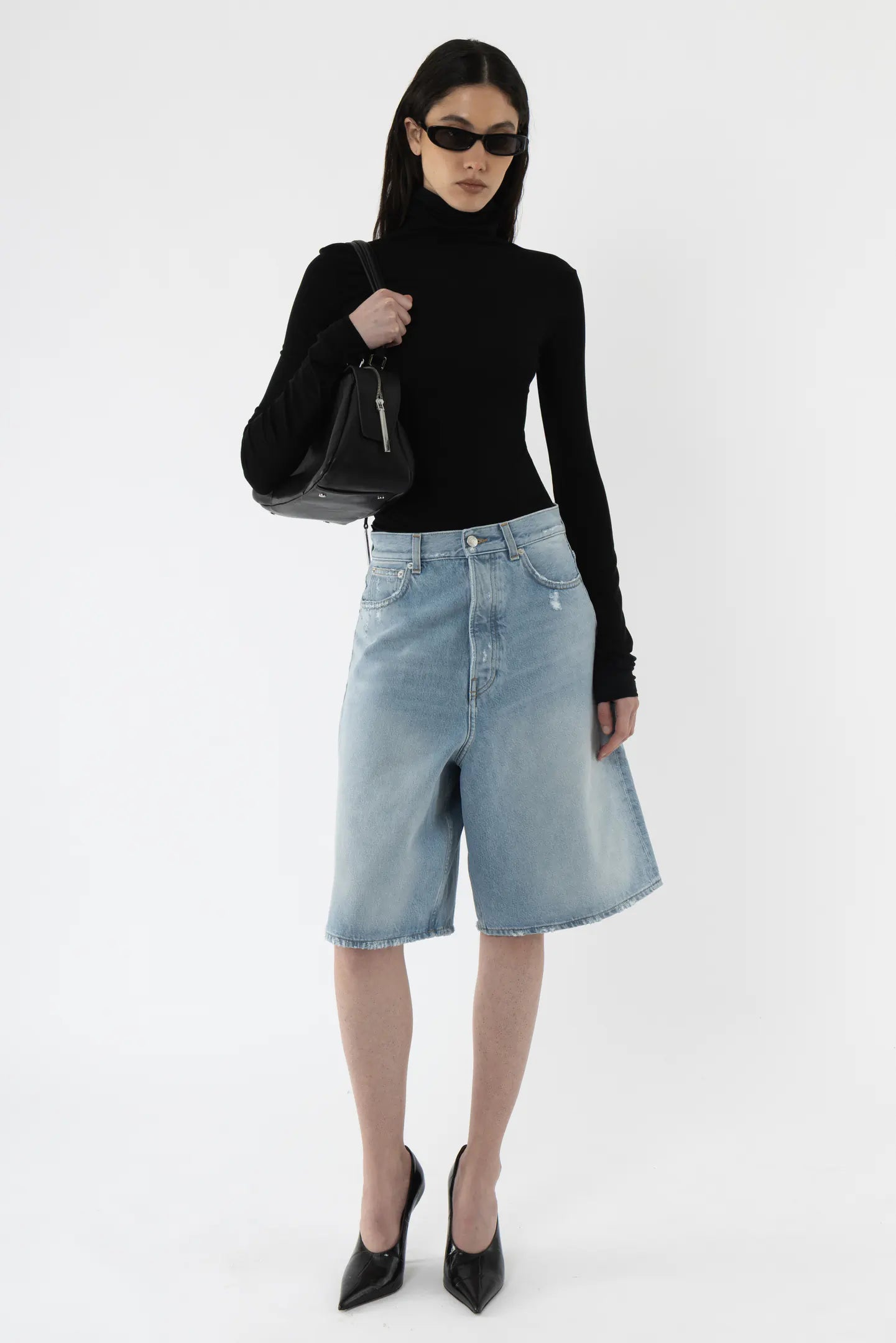 Midnight Mesa Fringe Mini Shorts